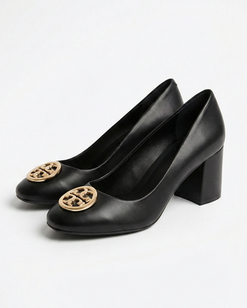 Chelsea Block Heel BLACK H-017