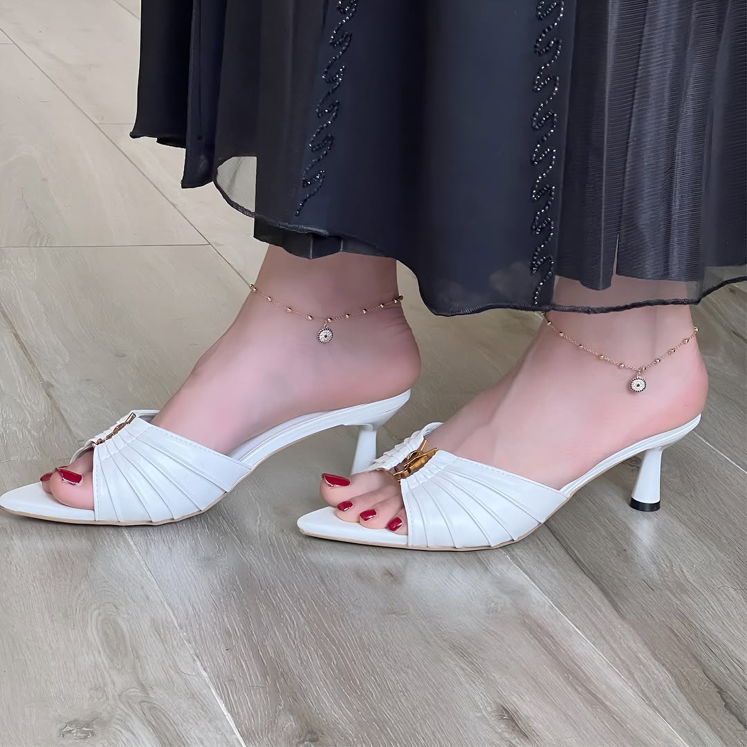 YSL Allure Heels WHITE SG-H002