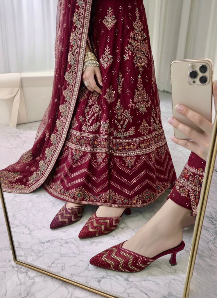 Sparkle Kitten Mules SG-061