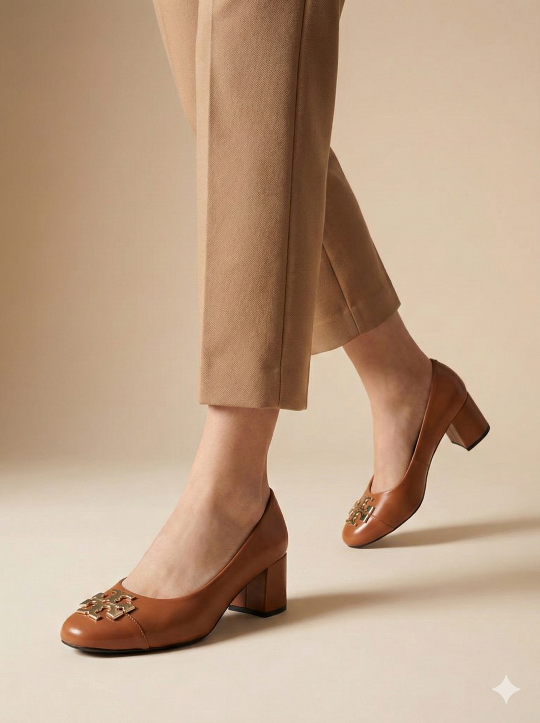 Emblem Block Heel MUSTARD H-016