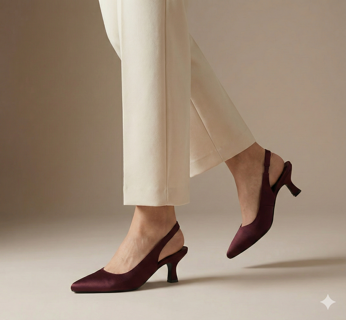 Noirline Contour Heels BROWN SG-054
