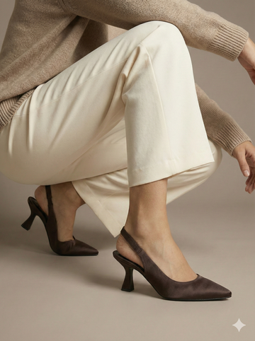 Noirline Contour Heels BROWN SG-054