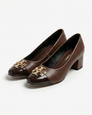 Emblem Block Heel CHOCLATE SG-051