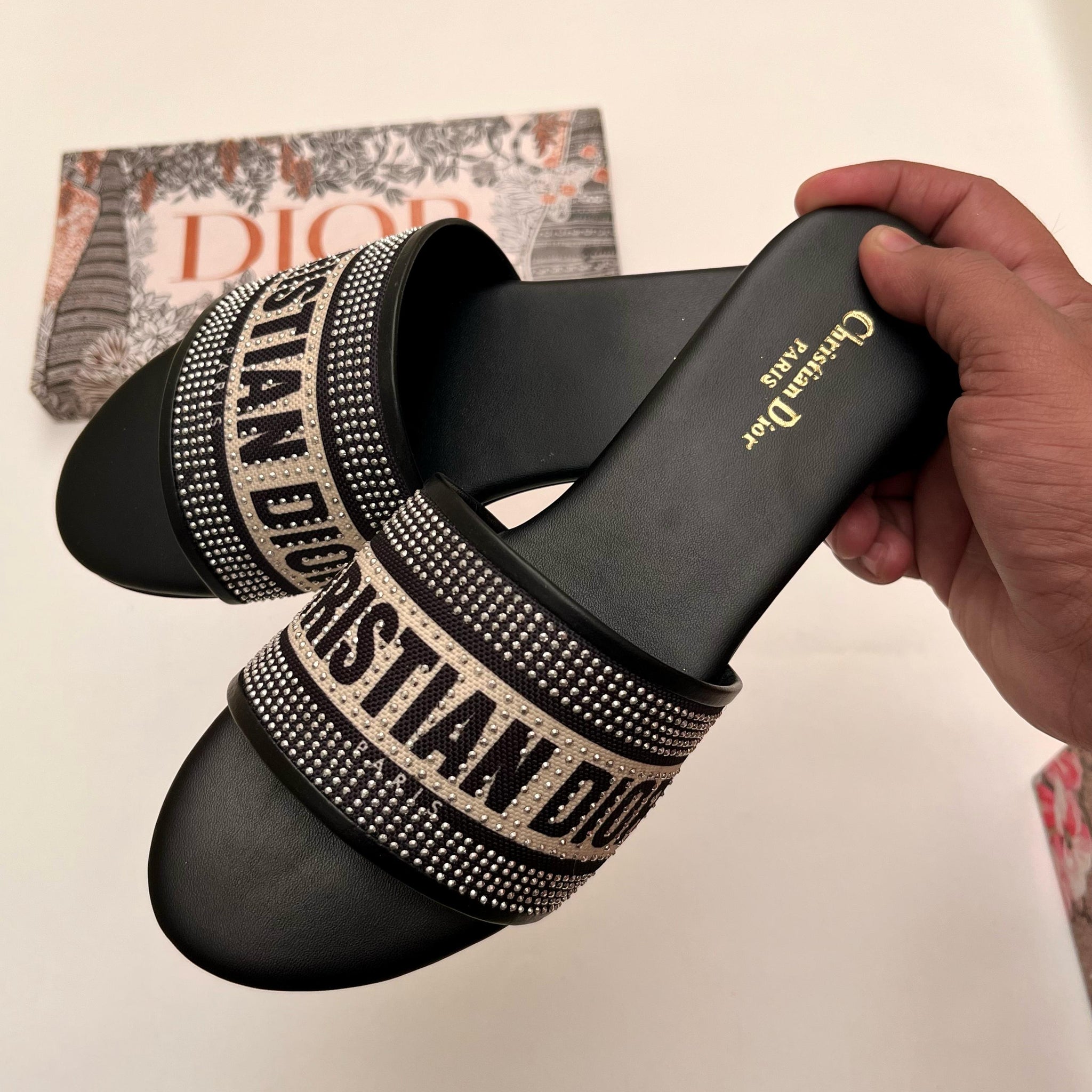 Dazzle Luxe Slides