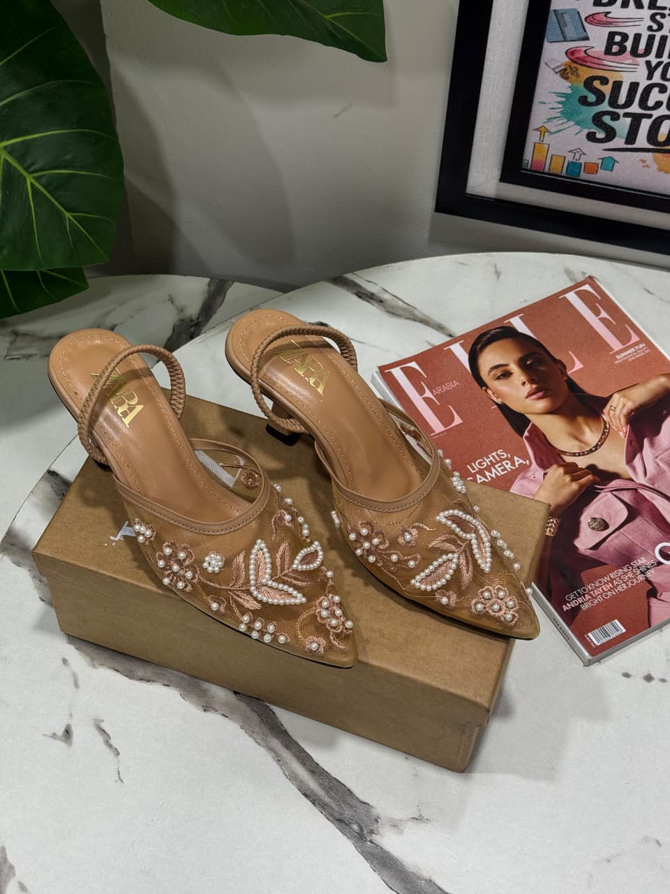 Pearl Blossom Heels SG-H30