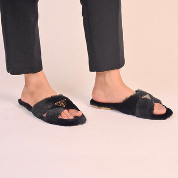 Glam Fur Slides SG-060