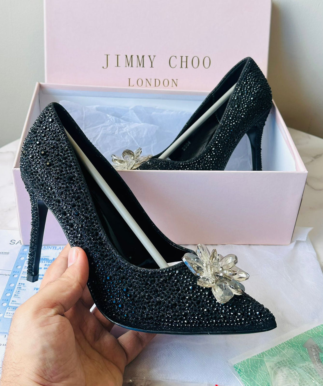 Crystal Glitter Heels SG-H32