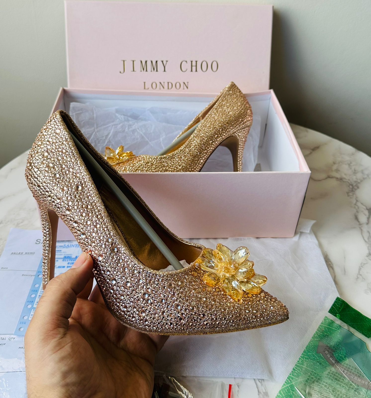 Crystal Glitter Heels SG-H32
