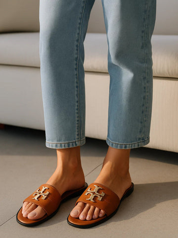 TORY SLIDES FULL-MUSTARD SG-005