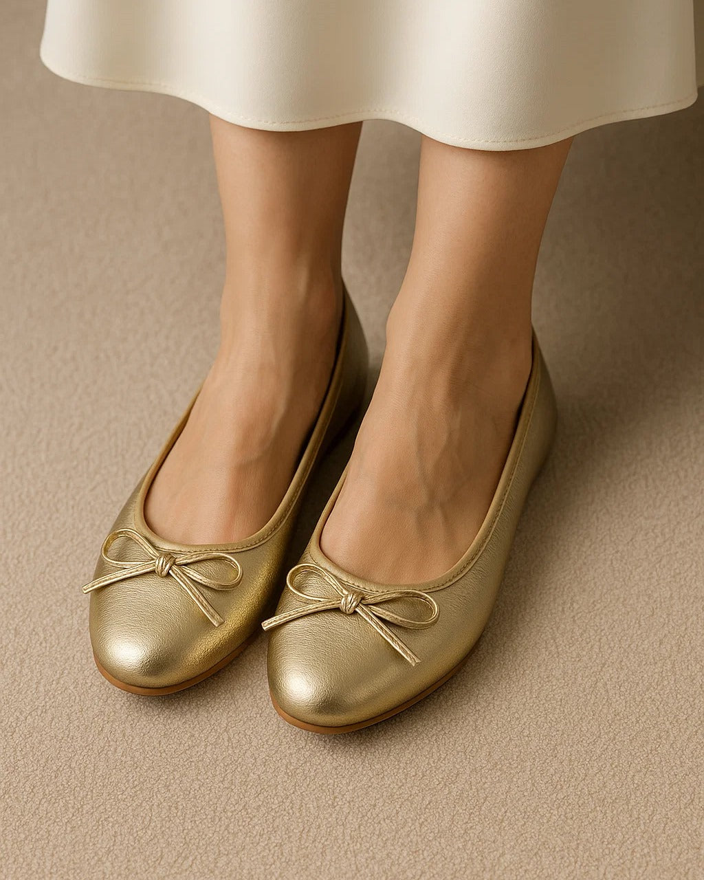 Daisy Bow Pumps GOLD SG-066